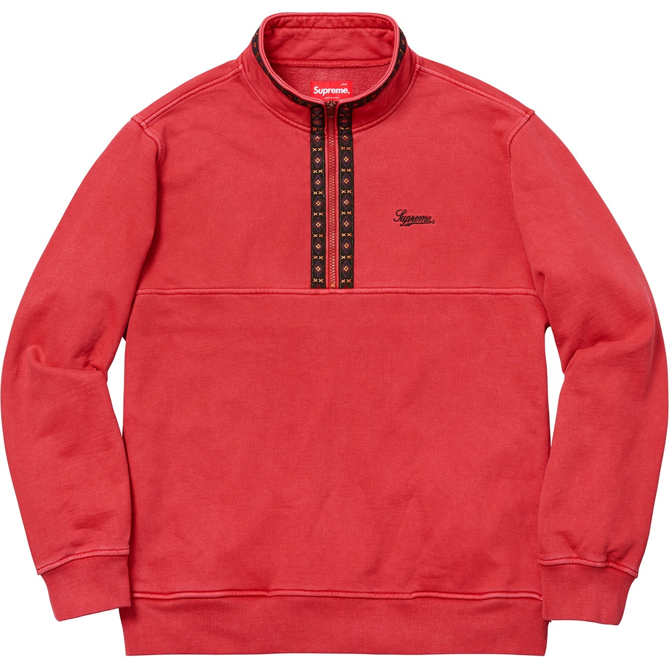 Overdyed Half Zip Sweatshirt view 5